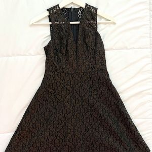 BCBGeneration Black & Gold A-line Dress (0)